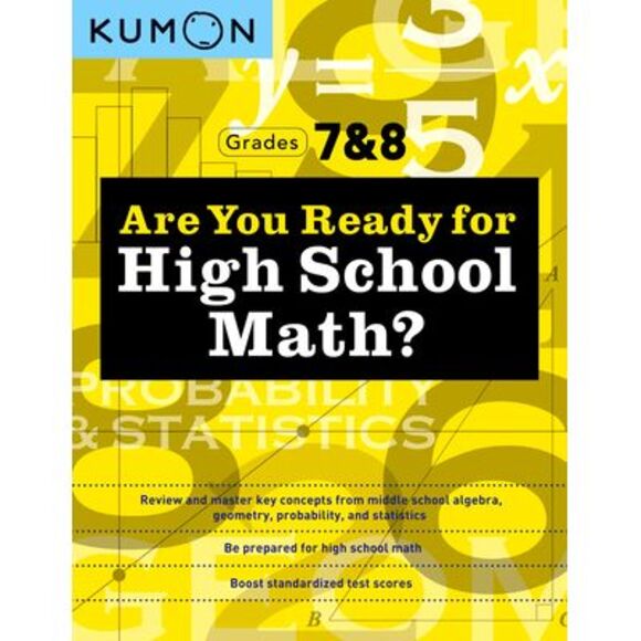 Kumon Are You Ready for High School Math?: Review and Master Key Concepts from M - Picture 1 of 1